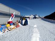 Förderband der Skischule Speikboden an der Bergstation
