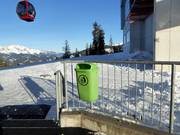 Abfalleimer an der Kemahdhöhe