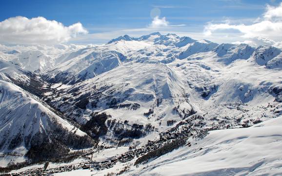 Größtes Skigebiet in den Dauphiné-Alpen – Skigebiet Les Sybelles – Le Corbier/La Toussuire/Les Bottières/St Colomban des Villards/St Sorlin/St Jean d’Arves
