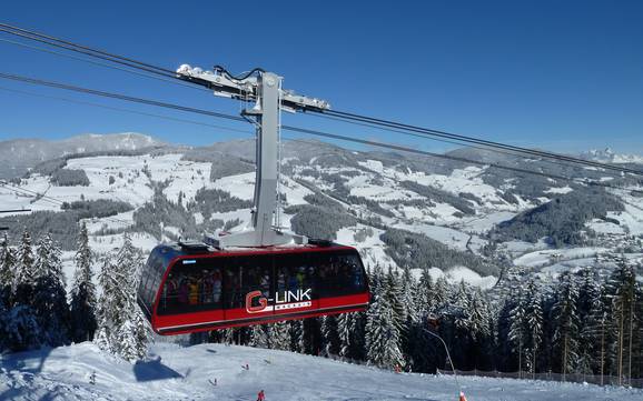 Größter Höhenunterschied in der Salzburger Sportwelt – Skigebiet Snow Space Salzburg – Flachau/Wagrain/St. Johann-Alpendorf