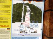 Pistenplan an der Talstation