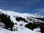 Blick über das Skigebiet Plose