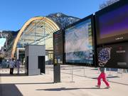 Große Informationstafel an der Talstation der Nebelhornbahn