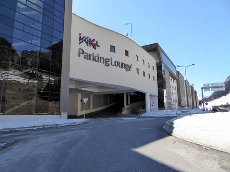 Ostschweiz: Anfahrt in Skigebiete und Parken an Skigebieten – Anfahrt, Parken Ischgl/Samnaun – Silvretta Arena