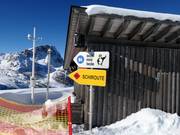 Pistenausschilderung am Nassfeld