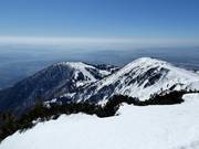 Blick vom Zvoh (1971 m) bis zum Kržišče (1658 m)