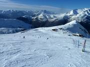 Leichte Pisten im Sektor Crêtes