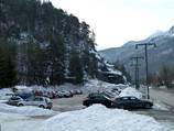 Einstieg Cesana Ski Lodge