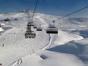 Sass Becè - 6er Hochgeschwindigkeits-Sesselbahn (kuppelbar) mit Abdeckhauben