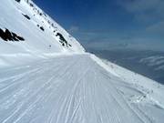 Die Skyline Traverse führt zu den Pisten am North Peak