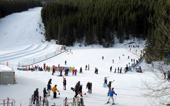 Skigebiete für Anfänger in Kananaskis Country – Anfänger Nakiska