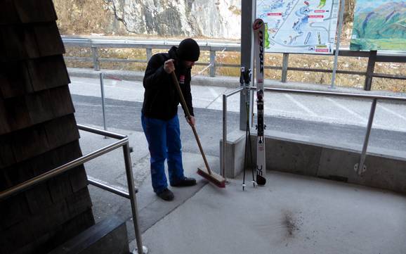 Salzkammergut-Berge: Sauberkeit der Skigebiete – Sauberkeit Feuerkogel – Ebensee