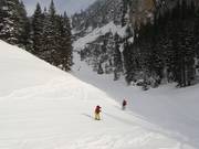 Schwarze Piste an der Mauritz-Doppelsesselbahn