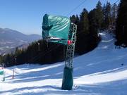 Schneekanone an der Kochelberg-Abfahrt