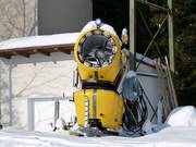 Schneekanone an der Bleamlalm