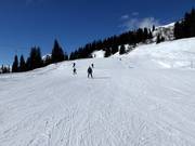 Leichte Piste am Übungslift Caischavedra
