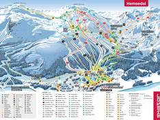 Pistenplan Hemsedal