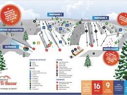 Pistenplan Mont Ti-Basse – Baie-Comeau