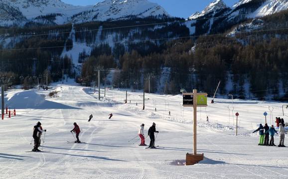 Skigebiete für Anfänger im Vallée de la Guisane – Anfänger Serre Chevalier – Briançon/Chantemerle/Villeneuve-la-Salle/Le Monêtier-les-Bains