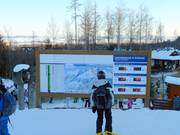 Informationstafel an der Talstation