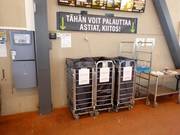 Mülltrennung im Skigebiet Ylläs