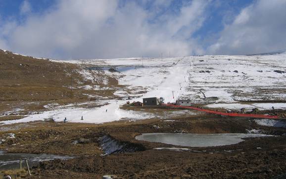 Größter Höhenunterschied in Lesotho – Skigebiet Afriski Mountain Resort