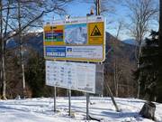 Informationstafel an der Bergstation der Götschenkopfbahn