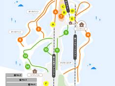 Pistenplan Iizuna Resort