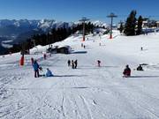 Blick zur leichten Piste am Ötzilift