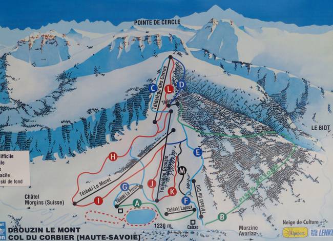 Drouzin le Mont – Le Biot-Col du Corbier Drouzin le Mont – Le Biot-Col du Corbier