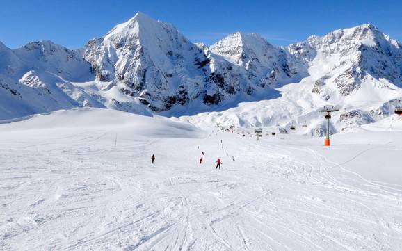 Höchstes Skigebiet in der Zwei Länder Skiarena in Nord- und Südtirol – Skigebiet Sulden am Ortler (Solda all'Ortles)