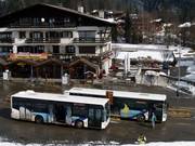 Skibusse in Les Houches