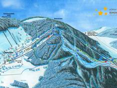 Pistenplan Buková hora – Čenkovice/Červená Voda