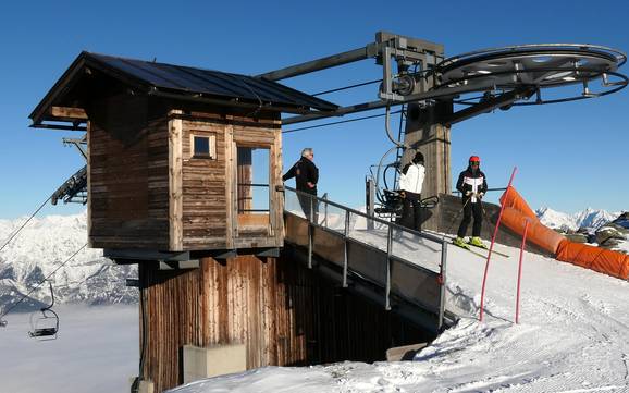 Region Hall-Wattens: Freundlichkeit der Skigebiete – Freundlichkeit Glungezer – Tulfes