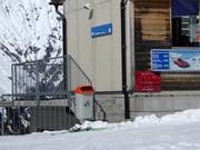 Man achtet sehr auf Sauberkeit im Skigebiet