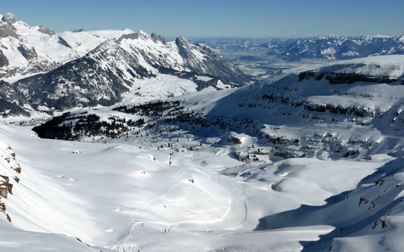 Größtes Skigebiet im Toggenburg – Skigebiet Chäserrugg – Unterwasser/Alt St. Johann (Toggenburg)