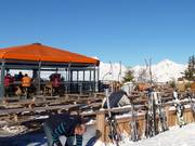 Schirmbar in Les Arcs