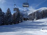 Blick von der Mittelstation bis zur Bergstation