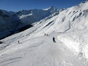 Leichte Piste Rietboden an der Sesselbahn Schabell