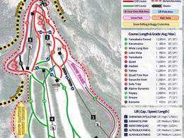 Pistenplan Ikenotaira Onsen