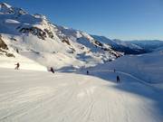 Abfahrt in der Wilden Krimml