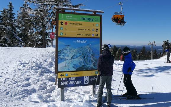 Aussiger Region (Ústecký kraj): Orientierung in Skigebieten – Orientierung Keilberg (Klínovec)