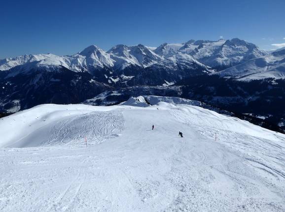 Piste am Sesselift Parlets