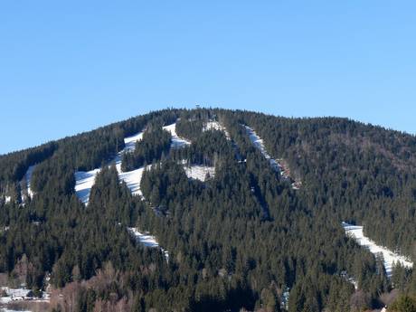 Pilsner Region (Plzeňský kraj): Größe der Skigebiete – Größe Špičák