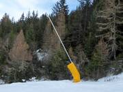 Lanzenbeschneiung in Aprica