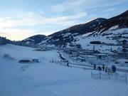 Blick über das Winterwichtelland in Sillian