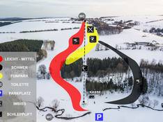 Pistenplan Am Richtergrund (Massive Snowpark) – Hermsdorf