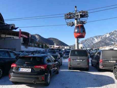 Pillerseetal: Anfahrt in Skigebiete und Parken an Skigebieten – Anfahrt, Parken Steinplatte Winklmoosalm – Waidring/Reit im Winkl