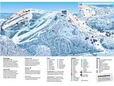 Pistenplan Orsa Grönklitt