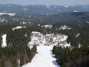 Unterkünfte direkt an der Piste im Ski center Studenets